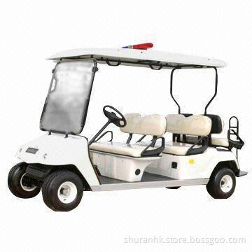 Electric Golf Cart with 48V/3kW Motor and 4 Passenger Capacity